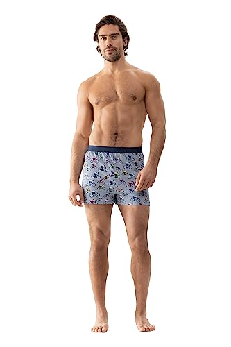 Mey Tagwäsche Serie Sporty Animals Herren Boxer-Shorts Yacht Blue XL(7) von Mey