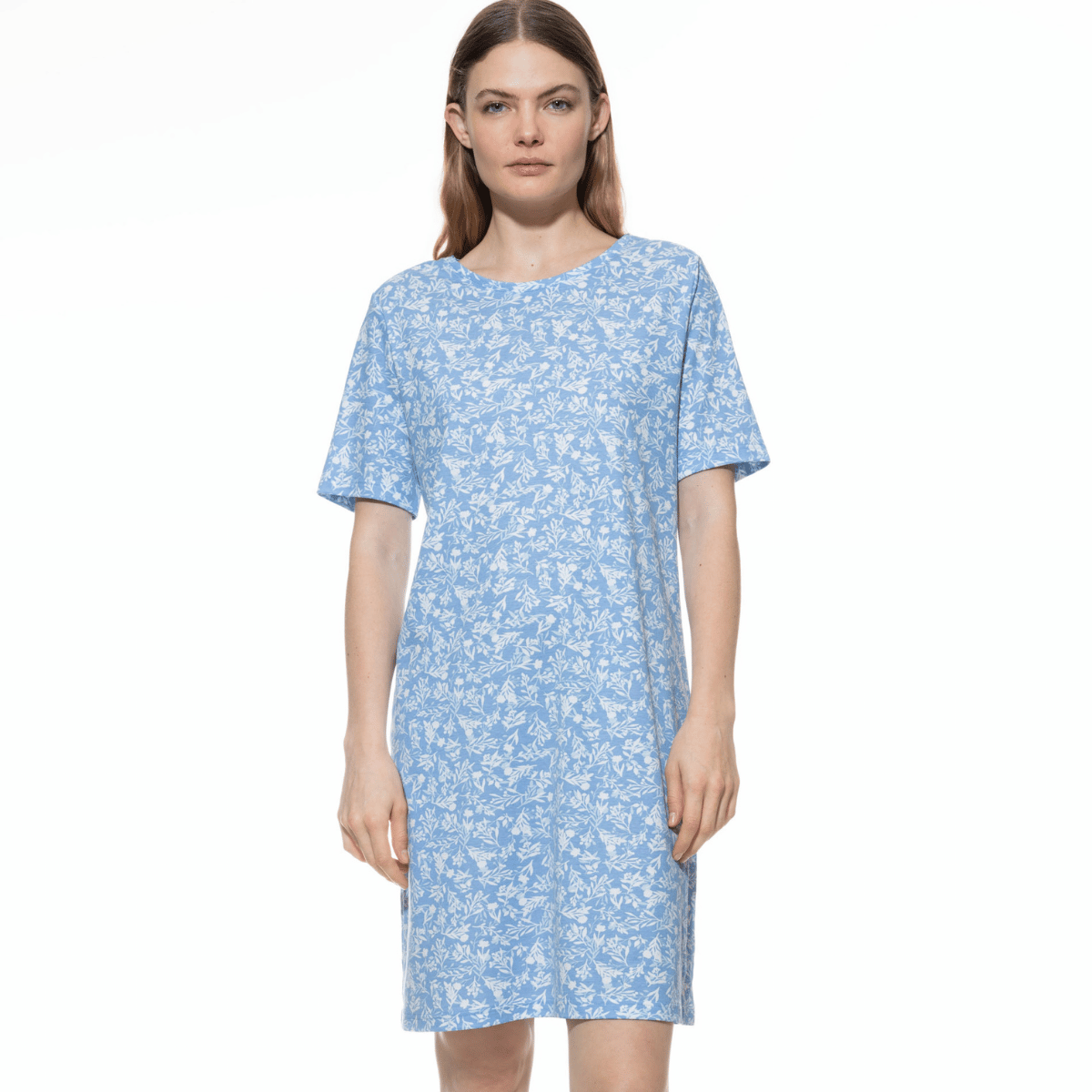 Mey Flower Meadow Babydoll, Hellblau, Größe: 42, Damen Mey Flower Meadow Babydoll, Hellblau, Größe: 42, Damen von Mey