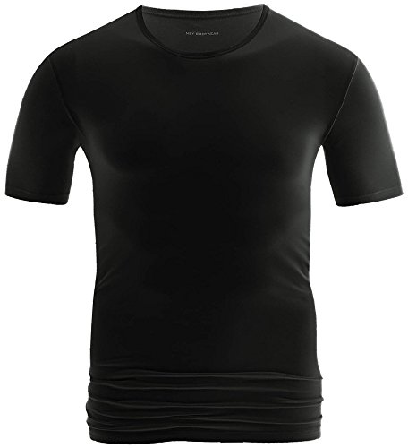 Mey - Herren 1/2-Arm Shirt ''Dry Cotton'' schwarz Halbarm (Rundhals - T-Shirt) 6 von Mey