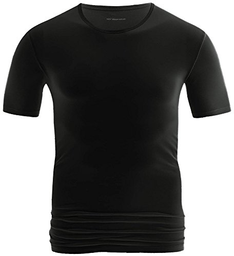 Mey - Herren 1/2-Arm Shirt ''Dry Cotton'' schwarz Halbarm (Rundhals - T-Shirt) 7 von Mey