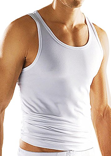 Mey - Herren Athletic Shirt ''Dry Cotton'' Weiss ohne Arm (Unterhemd) 8 von Mey