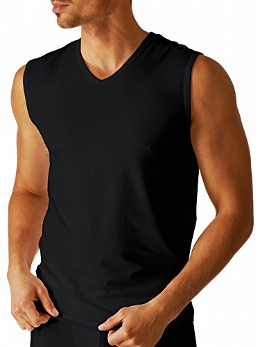 Mey - Herren Muskel Shirt ''Dry Cotton'' schwarz ohne Arm (Unterhemd) 5 von Mey