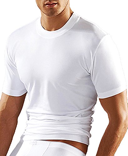 Mey - Herren Olympia Shirt ''Dry Cotton'' Weiss Halbarm (Unterhemd/T-Shirt) 8 von Mey