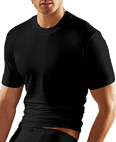 Mey - Herren Olympia Shirt ''Dry Cotton'' schwarz Halbarm (Unterhemd/T-Shirt) 6 von Mey