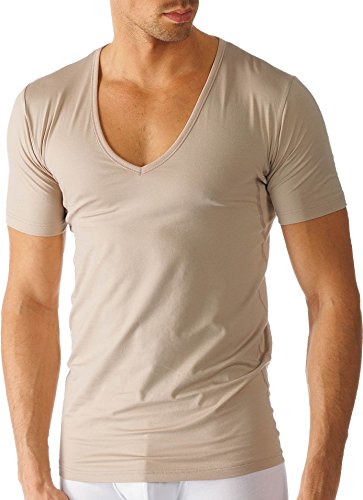 Mey - Herren V-Neck Business Shirt - Slim Fit ''Dry Cotton Functional'' beige/Light Skin (Das ''Drunterhemd'') 6 von Mey