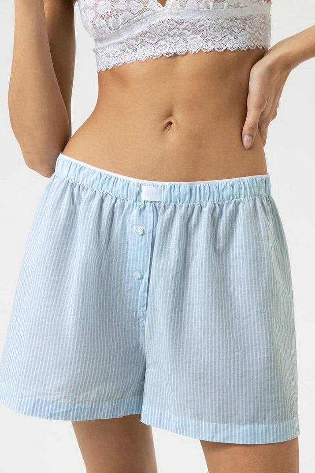 Mey Homewearhose Damen Short COTTON STRIPES von Mey