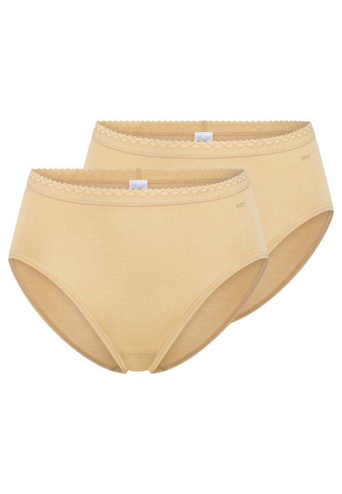 Mey Hüftslip 2er Pack Lights (Spar-Set, 2-St) Hüftslip - Baumwolle - Baumwolleinsatz auf der Schrittinnenseite von Mey