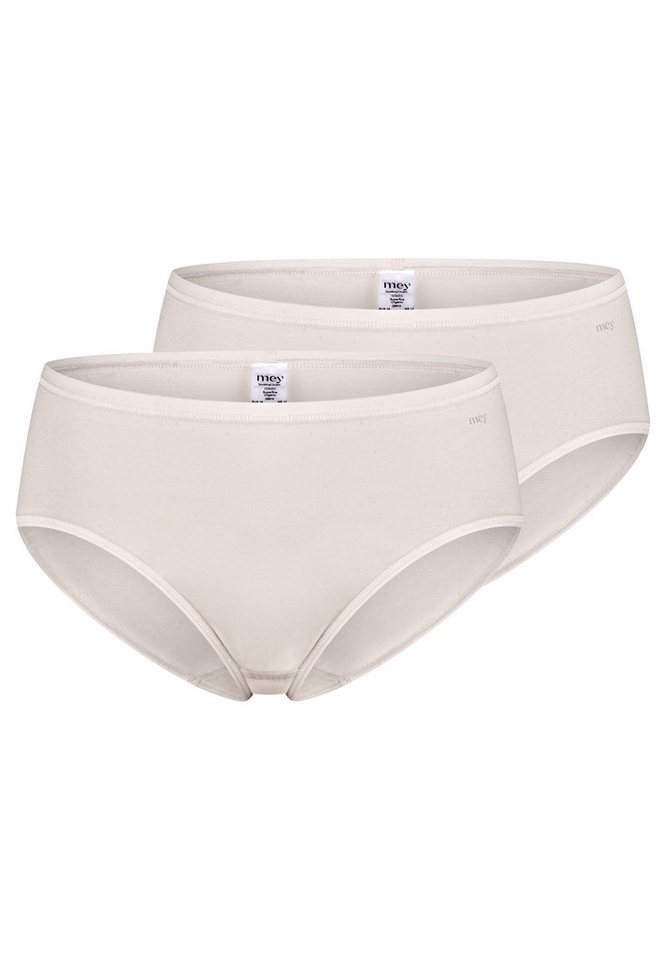 Mey Jazz-Pants Slips 2er Pack Organic (Spar-Set, 2-St) American-Pants - Baumwolle - Baumwolleinsatz auf der Schrittinnenseite von Mey