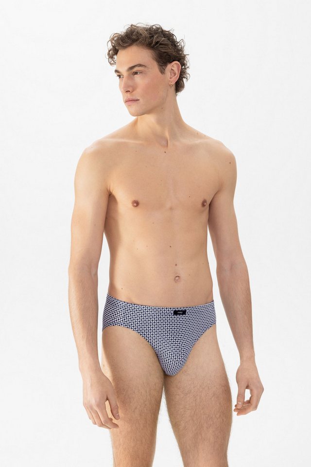 Mey Jazz-Pants Slips Herren Serie Blue Geo Minimal-Print (1-St., 1er-Pack) von Mey