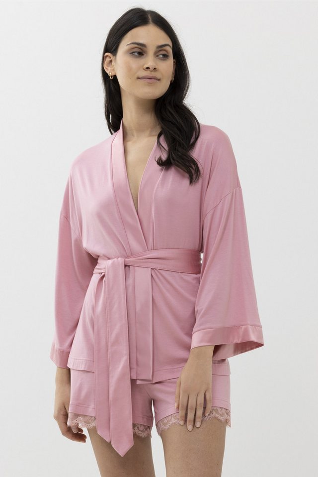 Mey Kimono Damen Serie Alena Uni, normale Länge, normale__laenge, Modal, Gürtel zum Binden, Fließende Qualität, Gürtel zum Binden von Mey