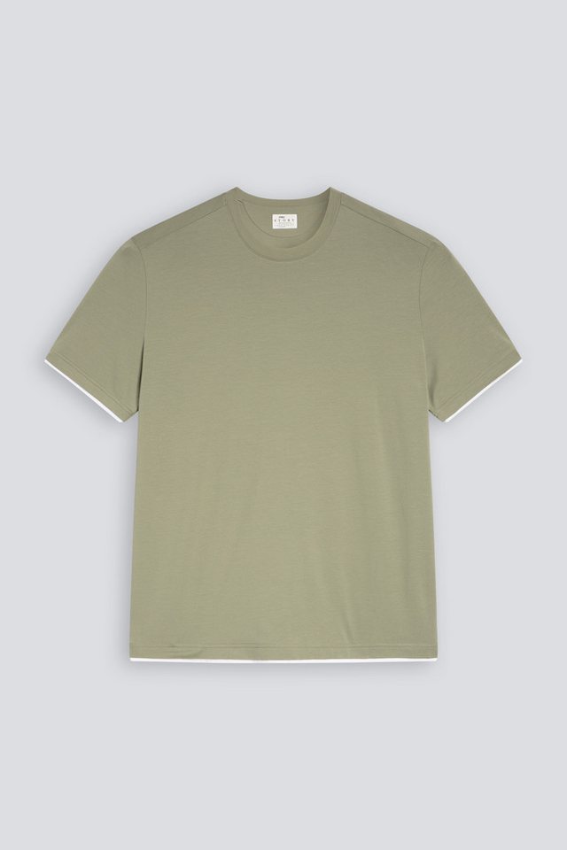 Mey Kurzarmshirt Herren Serie Cotone Stretch Unifarben (1-tlg) von Mey