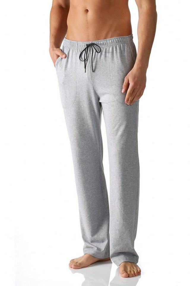 Mey Loungepants Club Collection (1-tlg) Herren Homewear Hose lange Hose mit Taschen aus reiner Baumwolle, auch in Langgrößen von Mey