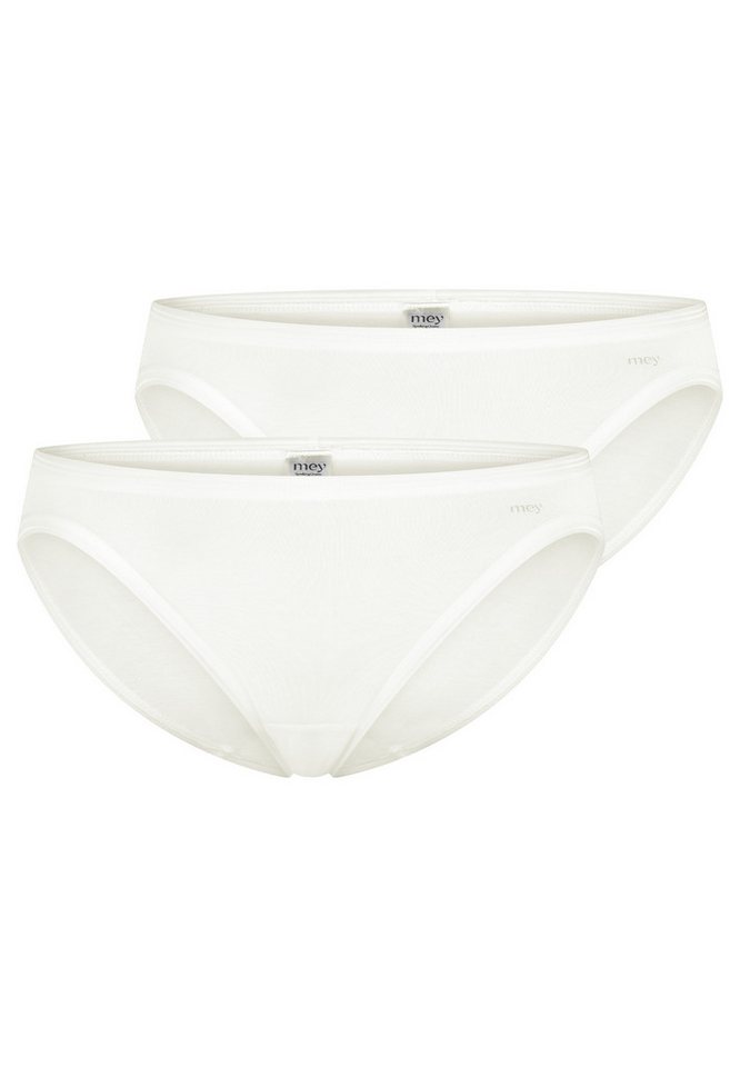 Mey Minislip 2er Pack Lights Basic (Spar-Set, 2-St) Mini Slip - Baumwolle - Baumwolleinsatz auf der Schrittinnenseite von Mey