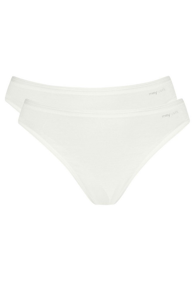 Mey Minislip 2er Pack Lights Basic (Spar-Set, 2-St) Mini Slip - Baumwolle - Baumwolleinsatz auf der Schrittinnenseite von Mey