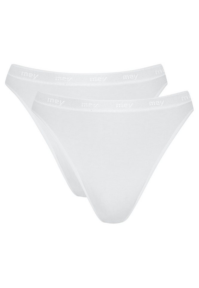 Mey Minislip 2er Pack MY Best of (Spar-Set, 2-St) Mini Slip - Baumwolle - Baumwolleinsatz auf der Schrittinnenseite von Mey