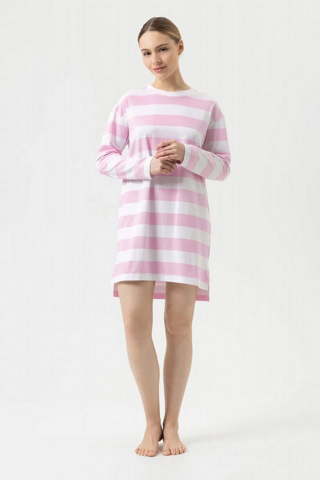Mey Nachthemd Damen Nachthemd langarm STREAKED LINES von Mey