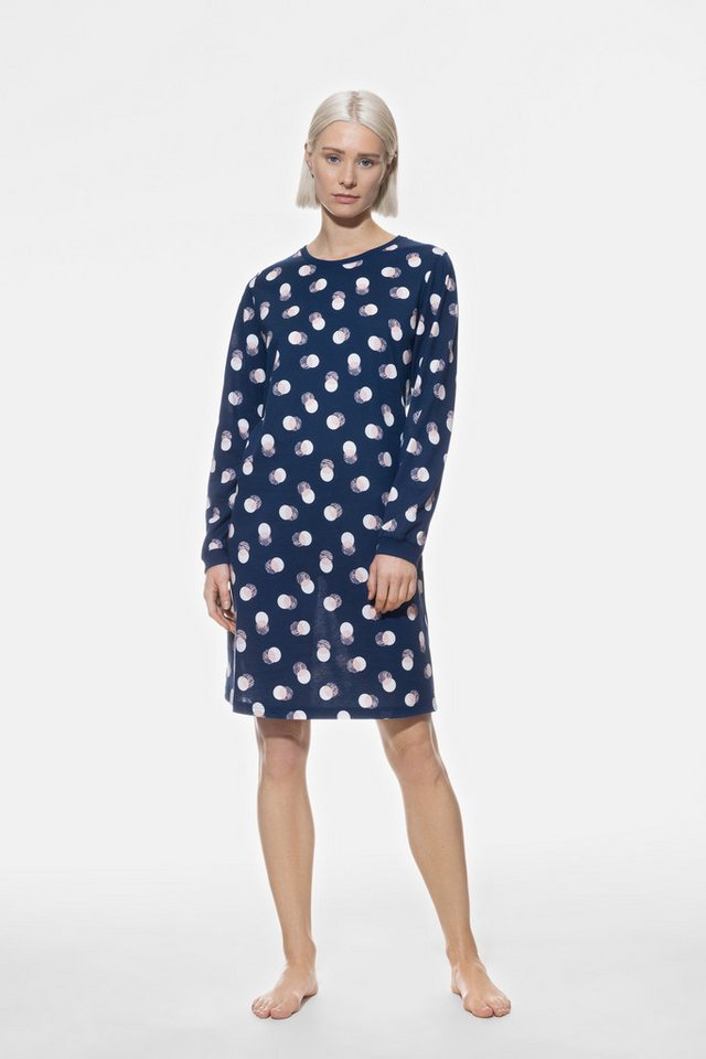Mey Nachthemd Damen Serie Scribbled Dots Punkte-Print (1-tlg) von Mey