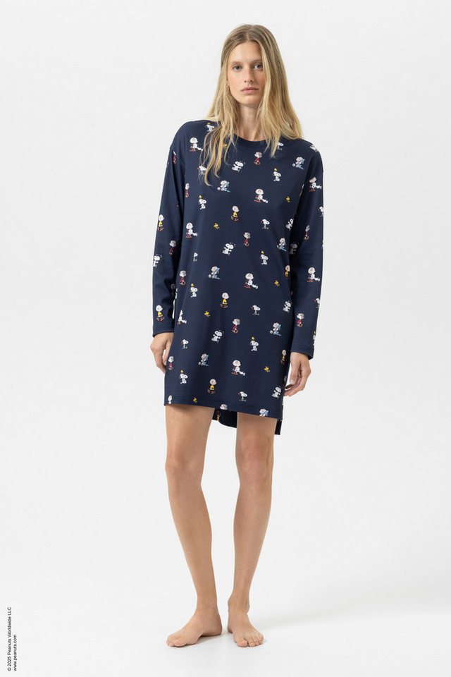 Mey Nachthemd Damen Serie mey x Peanuts (1-tlg) Limited Edition, Peanuts-Print, 100% Baumwolle, Langarm von Mey