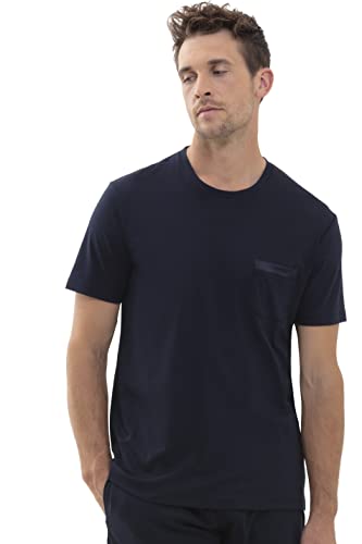 Mey Nachtwäsche Serie Aarhus Herren Homewear Shirts Indigo S(S) von Mey