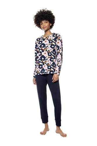Mey Nachtwäsche Serie Abstract Flowers Damen Schlafanzüge Deep Shadow XXL(46) von Mey