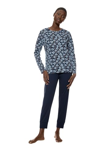 Mey Nachtwäsche Serie Branches Damen Schlafanzüge Deep Shadow XXL(46) von Mey