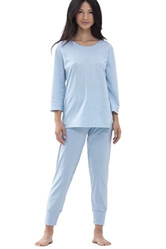 Mey Nachtwäsche Serie Emelie Damen Schlafanzüge 7/8 Dream Blue 3XL(48) von Mey