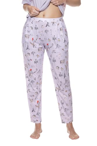 Mey Nachtwäsche Serie France Sensation Damen Yoga Pants Violet Cake XS(XS) von Mey