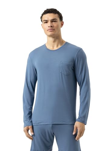 Mey Nachtwäsche Serie Jefferson Herren Homewear Shirts Galactic Blue (XL) von Mey