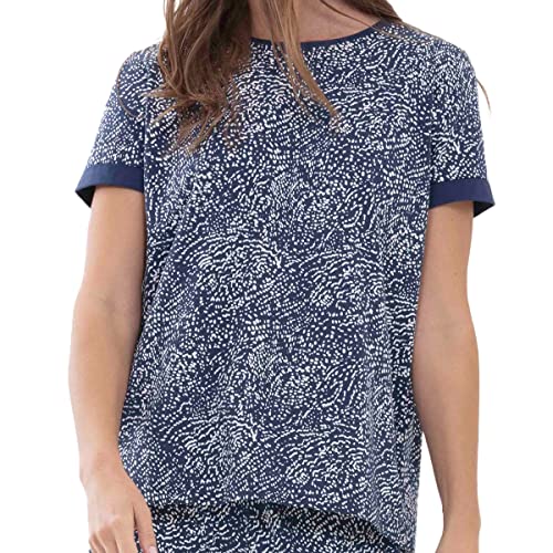 Mey Nachtwäsche Serie Kayla Damen Homewear-Oberteile New Blue S(S) von Mey