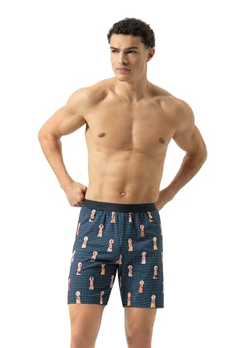 Mey Nachtwäsche Serie Keyhole and Pin Up Herren Homewear Hosen Yacht Blue (M) von Mey