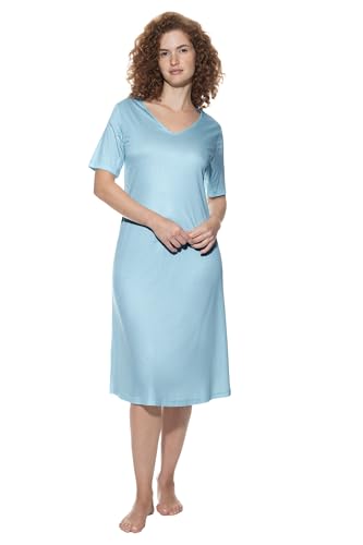 Mey Nachtwäsche Serie Little Tiles Damen Nachthemden Blue Paradise XL(44) von Mey