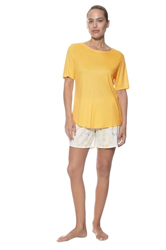 Mey Nachtwäsche Serie Lovely Lemons Damen Schlafanzüge Sun-Kissed Yellow M(40) von Mey