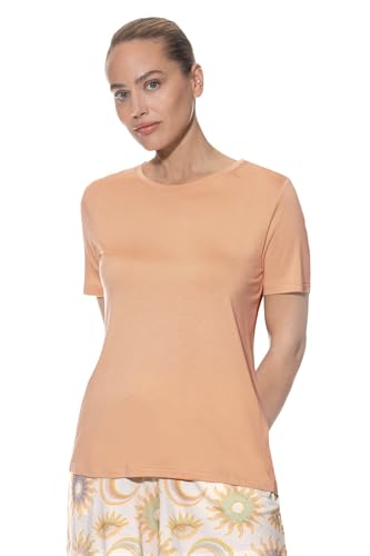 Mey Nachtwäsche Serie Pure Chic Damen Homewear-Oberteile Caramel Fudge S(S) von Mey