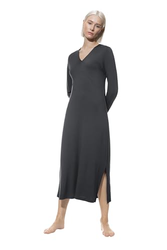 Mey Nachtwäsche Serie Pure Chic Damen Nachthemden Thunder Grey L(L) von Mey