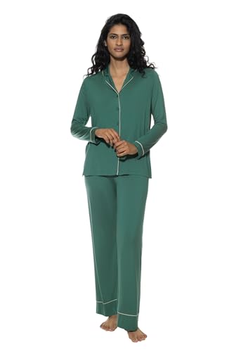 Mey Nachtwäsche Serie Pure Chic Damen Schlafanzüge Into The Green S(S) von Mey