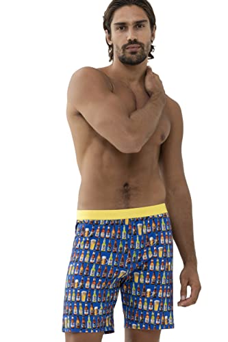 Mey Nachtwäsche Serie RE:Think Beer Herren Homewear Hosen Shiny Blue L(L) von Mey