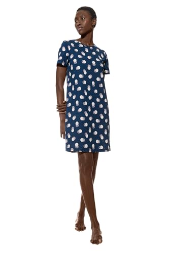 Mey Nachtwäsche Serie Scribbled Dots Damen Nachthemden Deep Marine XL(44) von Mey