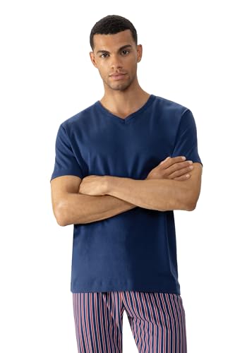 Mey Nachtwäsche Serie Solid Night Herren Homewear-Oberteile Neptune M(M) von Mey