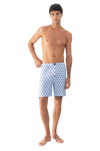 Mey Nachtwäsche Serie Stripes with Tie Pattern Herren Homewear Hosen Blue Haze XXL(XXL) von Mey
