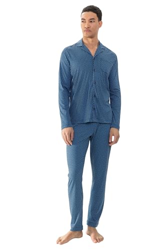 Mey Nachtwäsche Serie Terrazzo Herren Schlafanzüge lang Recent Blue XXL(XXL) von Mey