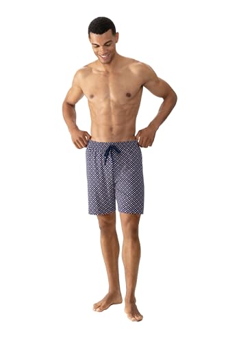 Mey Nachtwäsche Serie Tie Minimal Herren Homewear Hosen Neptune M(M) von Mey