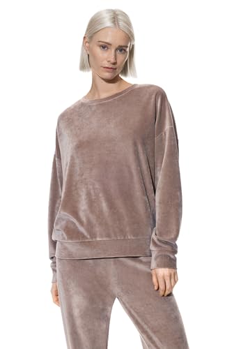 Mey Nachtwäsche Serie Velvet Dream Damen Homewear-Oberteile Dark Truffle S(S) von Mey