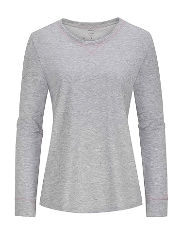 Mey Nachtwäsche Serie Zzzleepwear Damen Homewear-Oberteile Stone Grey Melange M(M) von Mey