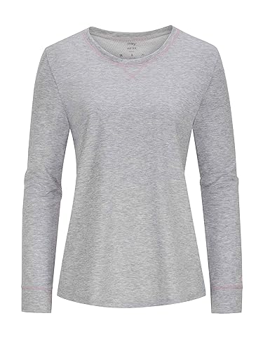 Mey Nachtwäsche Serie Zzzleepwear Damen Homewear-Oberteile Stone Grey Melange XS(XS) von Mey