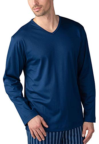 Mey Nachtwäsche Serie Melton Herren Homewear Shirts Neptune L(52) von Mey