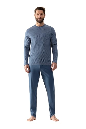 Mey Night Serie 3 Col Minimals Herren Schlafanzüge New Denim XL(54) von Mey