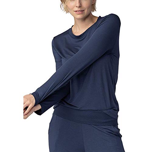 Mey Nachtwäsche Serie Sleepy & Easy Damen Homewear-Oberteile True Blue L(42) von Mey