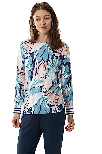 Mey Night2day Serie Daisy Damen Homewear-Oberteile Frost Blue S(S) von Mey