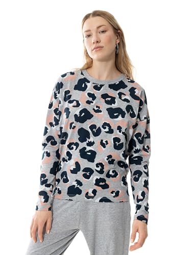 Mey Night2day Serie Vica Damen Homewear-Oberteile Grey Melange M(M) von Mey