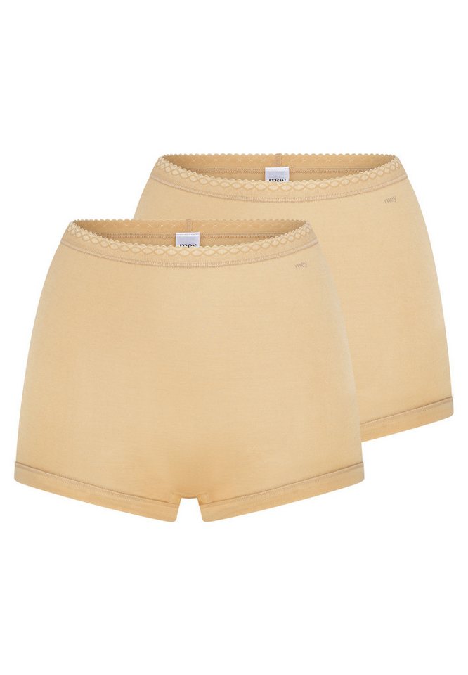 Mey Panty 2er Pack Lights (Spar-Set, 2-St) Panty - Baumwolle - Baumwolleinsatz auf der Schrittinnenseite von Mey